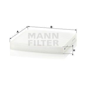 Фильтр салона MANN-FILTER CU 2358
